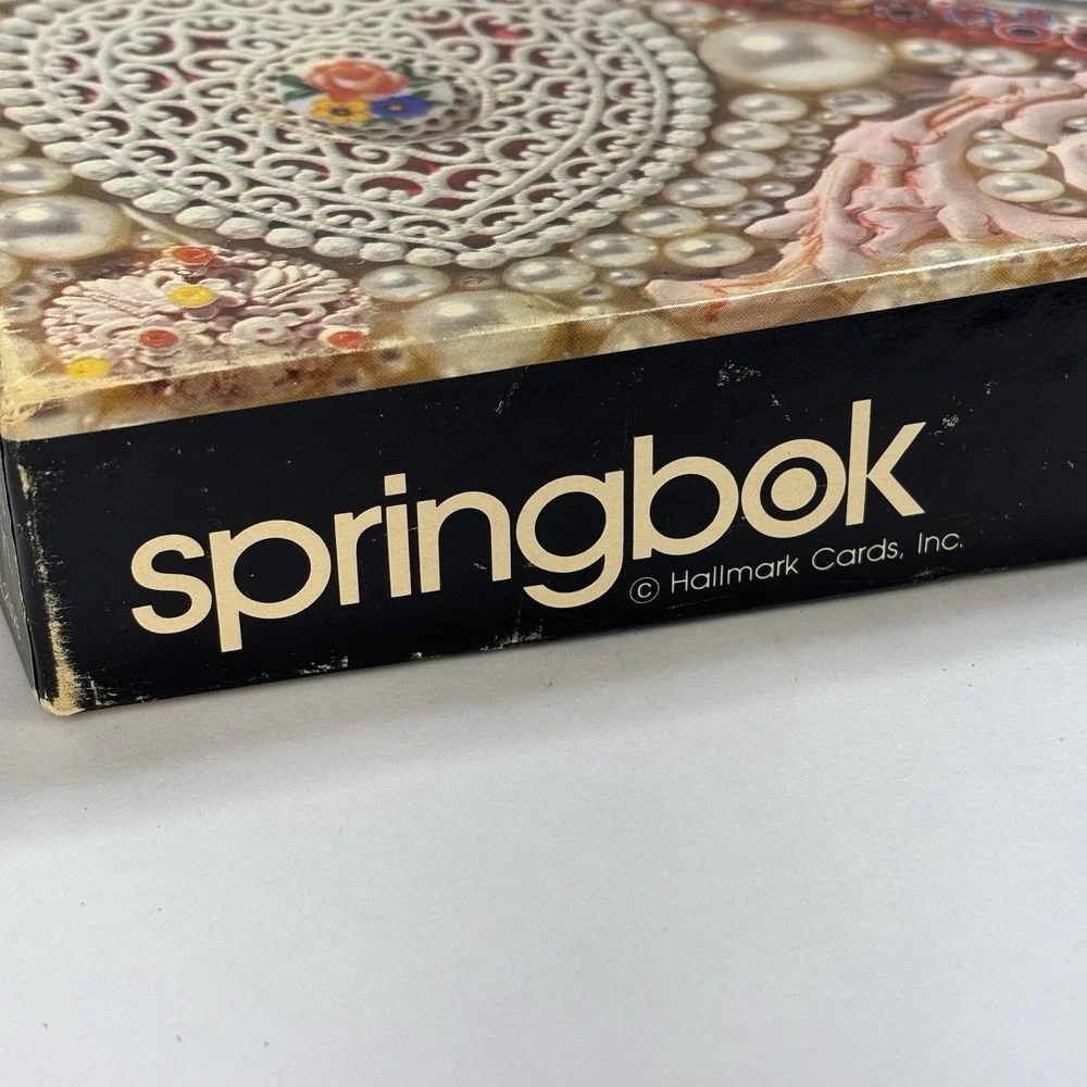 Vintage Springbok Puzzle Love Is The Heart In Blossom 500 pc COMPLETE